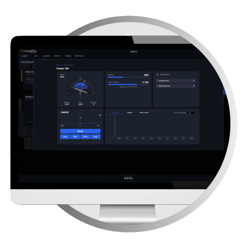 Advanced SCADA software for PV plants