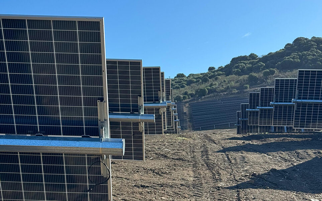 terrain-adaptive solar trackers