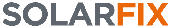SolarFix fixed-tilt solar structure logo