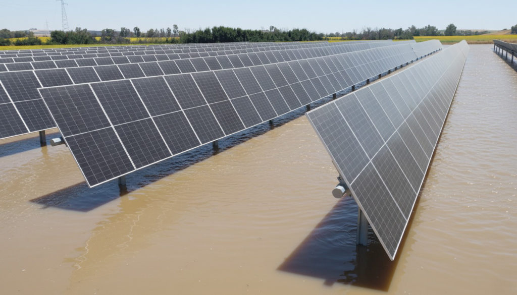 Floodsense - flood protection for utility-scale solar projects
