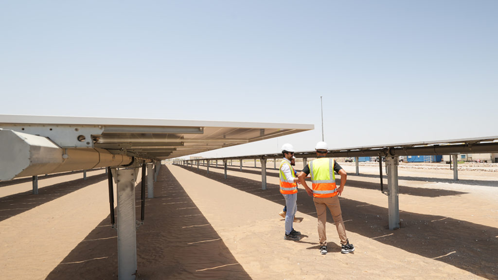 PVH solar tracker engineers performing local support services
