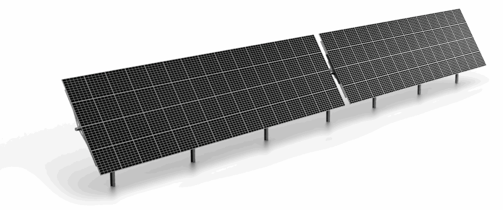 Monoline+ 2P solar tracker render