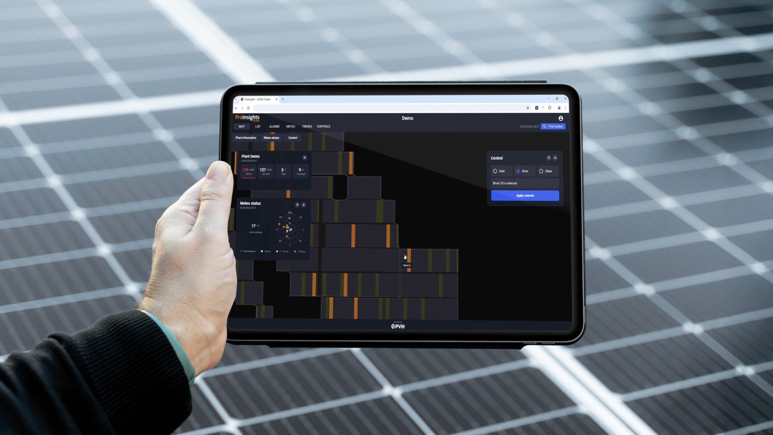ProInsights solar plant SCADA