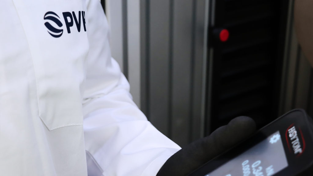PVH engineer performing quality assesment