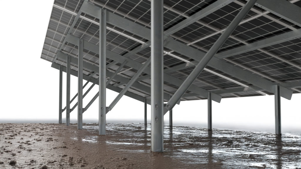 SolarFix fixed-tilt structure on harsh environments