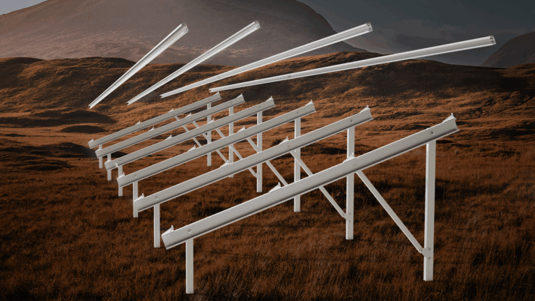 SolarFix fixed-tilt structure for utility-scale solar racking · PVH
