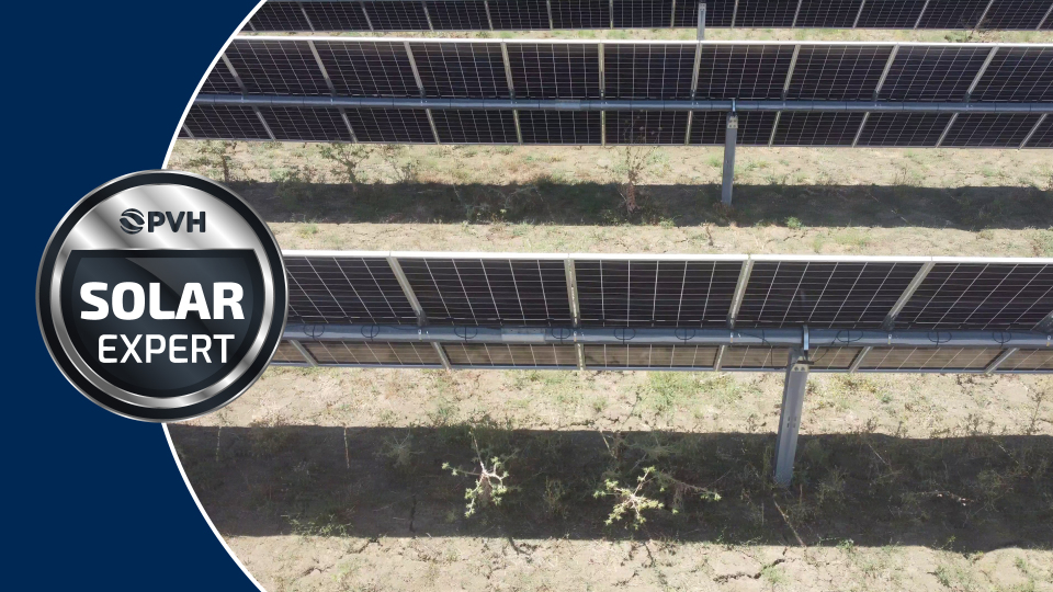 W profile solar tracker