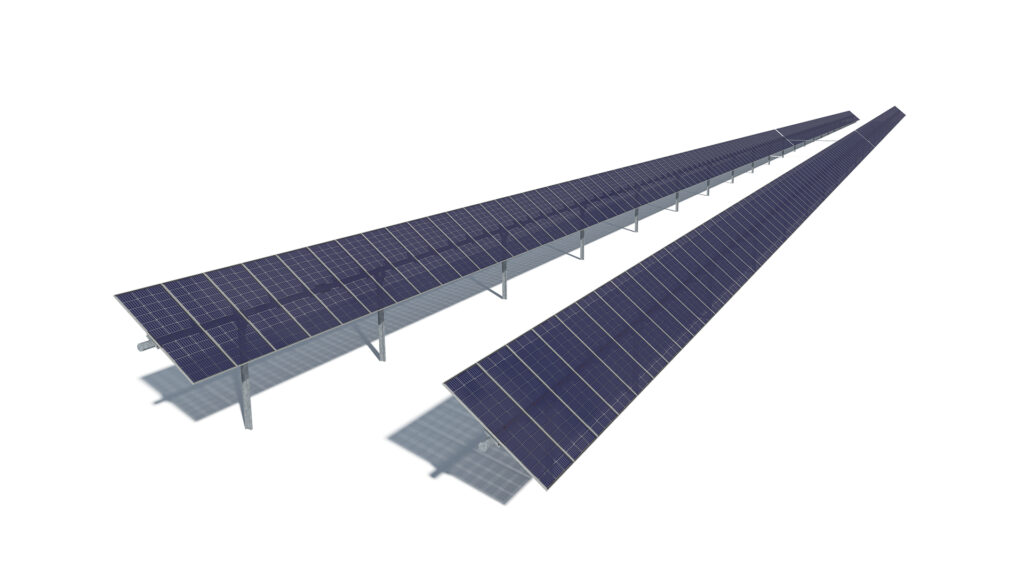 AxoneDuo Infinity Solar Tracker- CAPEX Reduce